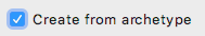 intellij create from archetype checkbox